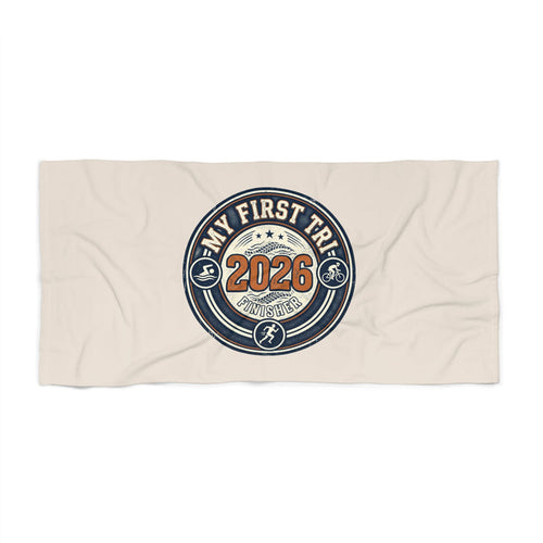 2026 My First Triathlon Beach Towel – Triathlete Finishers Souvenir
