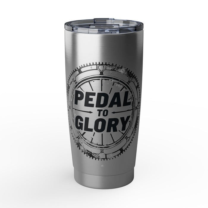20oz Stainless Steel Double-Wall Cycling Tumbler - Mug