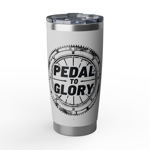 20oz Stainless Steel Double-Wall Cycling Tumbler - Mug - alternate view