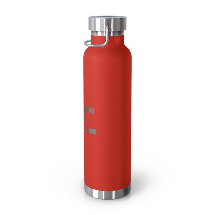 22oz Insulated Stainless Steel Water Bottle - Double-Wall Copper Ins