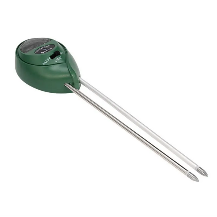 3 in 1 Moisture, Light & Ph Tester - For Indoor / Outdoor Plants Gardens & Lawns