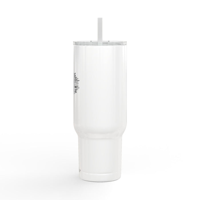 40oz Insulated Stainless Steel Tumbler with Lid & Straw - Mug