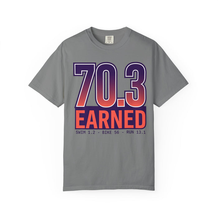 70.3 Earned Triathlon T-Shirt