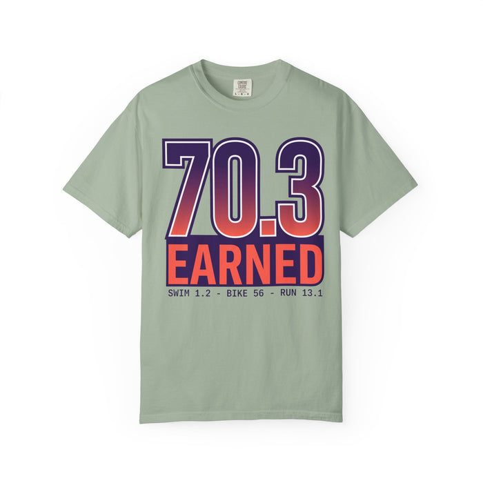 70.3 Earned Triathlon T-Shirt
