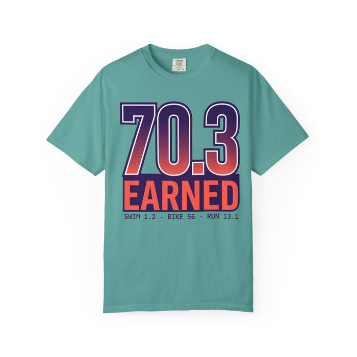 70.3 Earned Triathlon T-Shirt