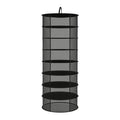 8-Layer Heavy Duty Hanging Drying & Curing Rack – Collapsible Mesh Herb Dryer