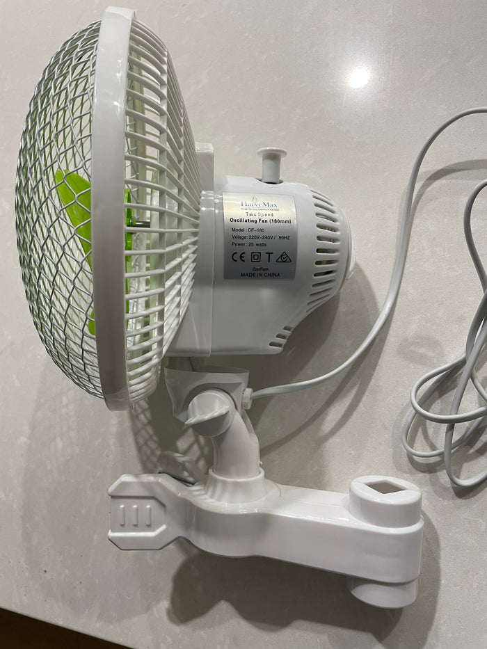 HarveMax - 150 mm (6") Oscillating Clip Fan 20W