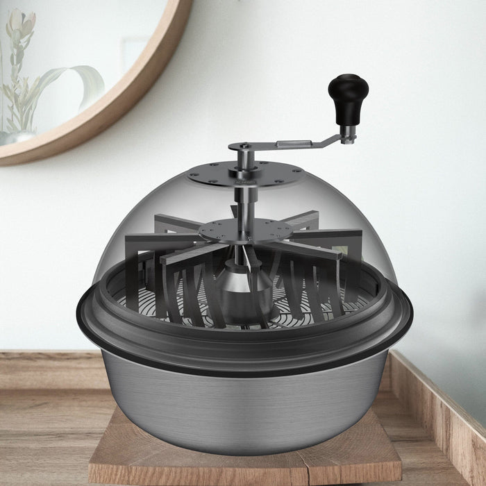 AC Infinity Bud Bowl trimmer, Twist Spin Cut With Clear Visibility Dome Wet Or Dry Product - 19 inch / 48.2cm