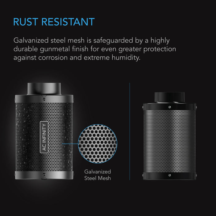 AC Infinity Carbon Filter, Australian Charcoal - 10 Inch | 250mm