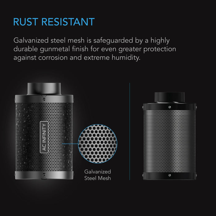 AC Infinity Carbon Filter, Australian Charcoal - 6 Inch | 150mm