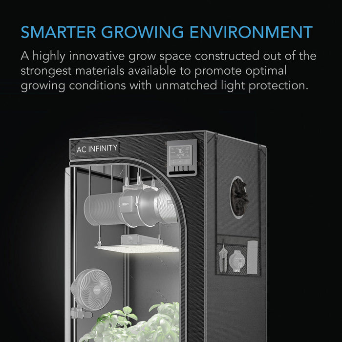 AC Infinity Cloudlab 422 Advance Grow Tent 60x60x121cm 2000D Diamond Mylar Canvas