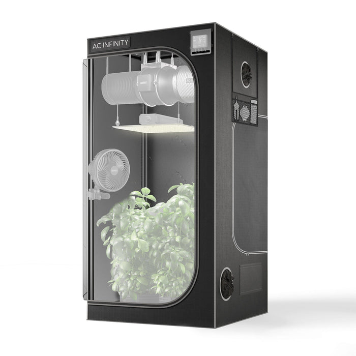 AC Infinity Cloudlab 733 Advance Grow Tent 90x90x180cm 2000D Diamond Mylar Canvas