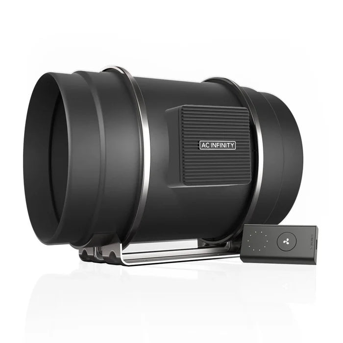 AC Infinity Cloudline PRO S8 Quiet Inline Duct Fan With Speed Controller - 200mm