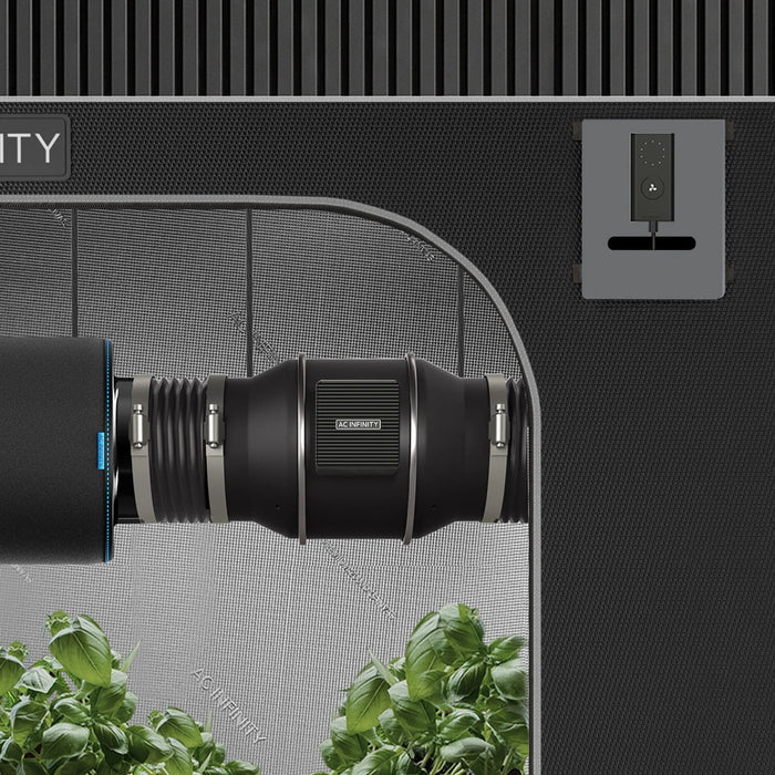 AC Infinity Cloudline PRO S8 Quiet Inline Duct Fan With Speed Controller - 200mm