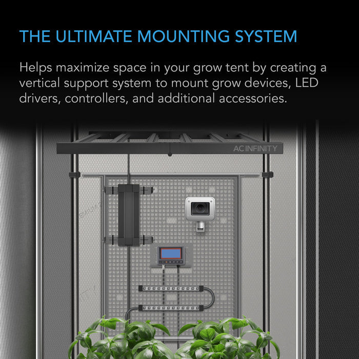 AC Infinity Grow Tent Gear Board, Equipment and Cable Wall Organizer