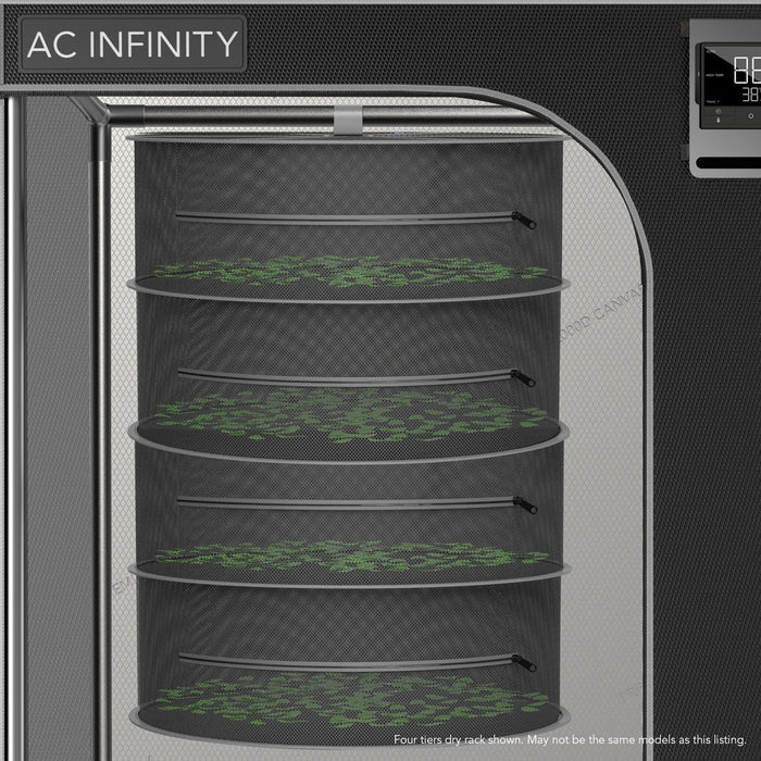AC Infinity Hanging Herb Drying Rack - 24 inch Diameter With 6 Tiers