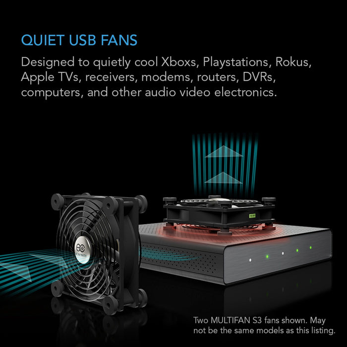AC Infinity Multifan S3 Quiet USB Cooling Fan - 120mm