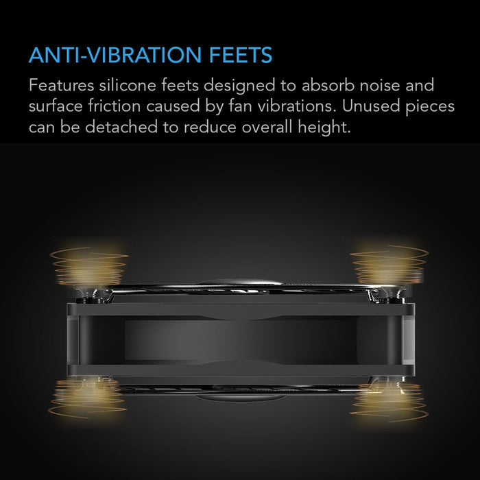 AC Infinity Multifan S5 Quiet USB Cooling Fan - Dual 80mm