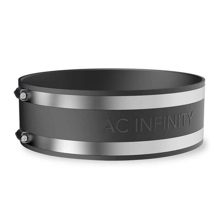 AC Infinity Noise Reduction Clamp, Duct Coupler with Stainless Steel Clamps -8 inch | 200mm