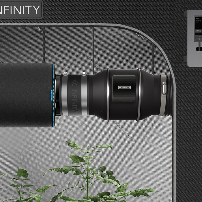 AC Infinity Noise Reduction Clamp, Duct Coupler with Stainless Steel Clamps -8 inch | 200mm