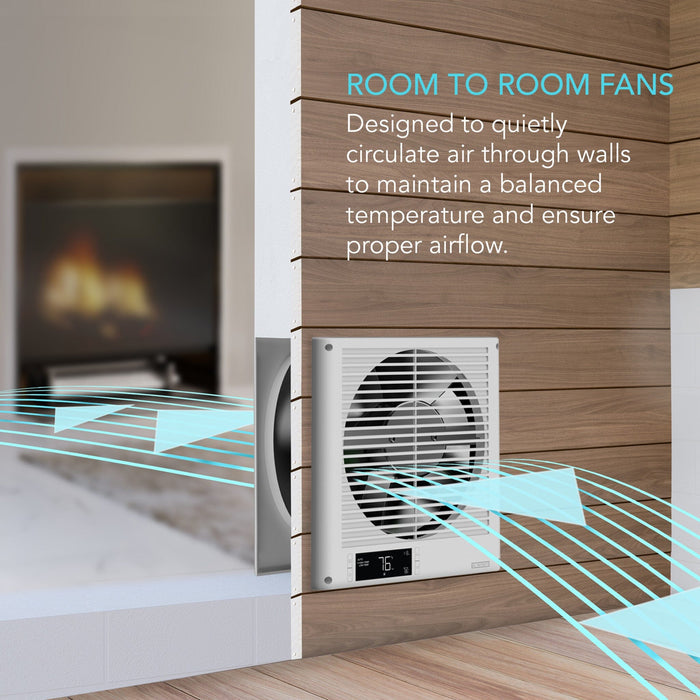 AC Infinity Room To Room Fan Two-Way Airflow, Temperature Controller - 8 Inch / 200mm