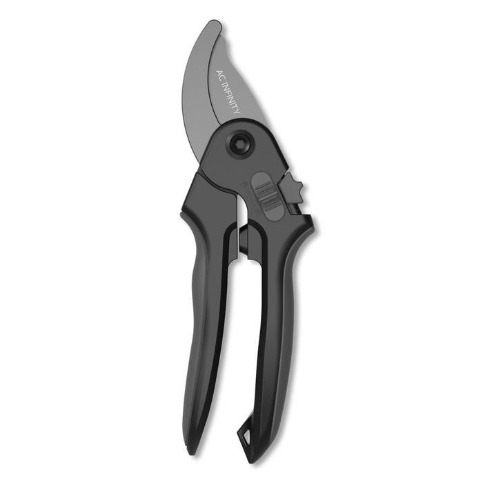 AC Infinity Stainless Steel Pruning Shear, 8” Bypass Blades