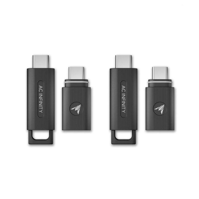 AC Infinity UIS 1-to-1 Transmitter & Receiver, Wirelessly Connects UIS Devices and Controllers, 2-Pack