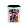 Accent Coffee Mug — "Nur die Ruhe, ich komme schön an" Triathlete Design