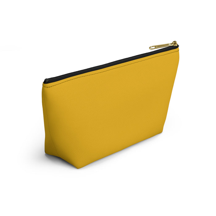 Accessory Pouch - Small Yellow Spun Polyester T-Bottom - Bags - size chart