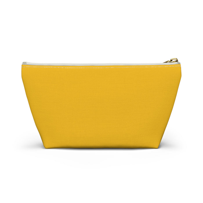 Accessory Pouch - Small Yellow Spun Polyester T-Bottom - Bags - size chart