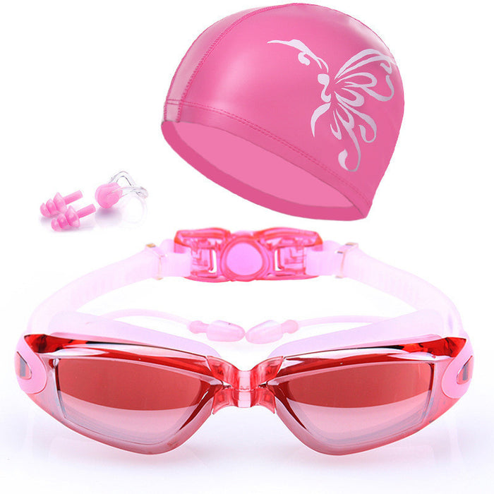 Adult PC Lens Swim Goggles Set - Sports Equipment - size chart
