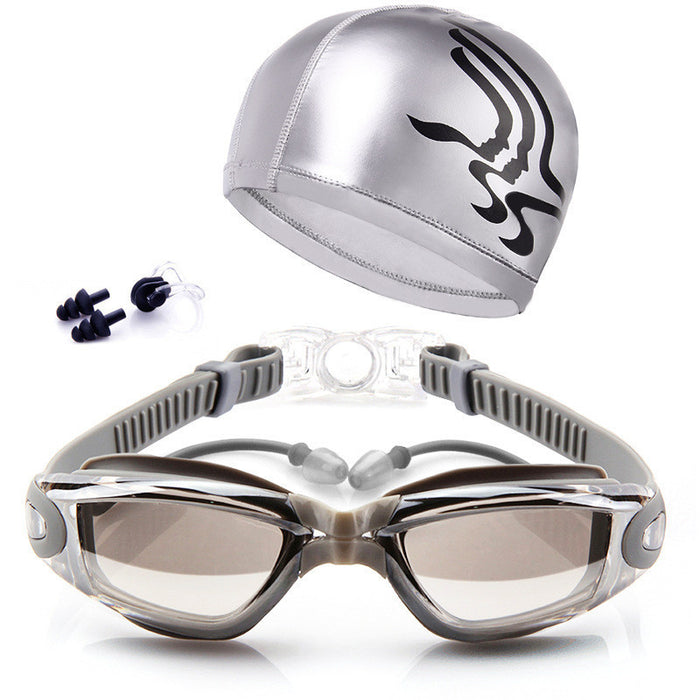 Adult PC Lens Swim Goggles Set - Sports Equipment - size chart
