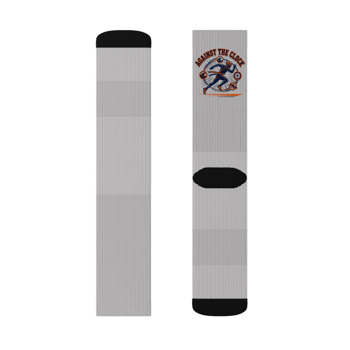 “Against The Grain” Skate Graphic Sublimation Socks