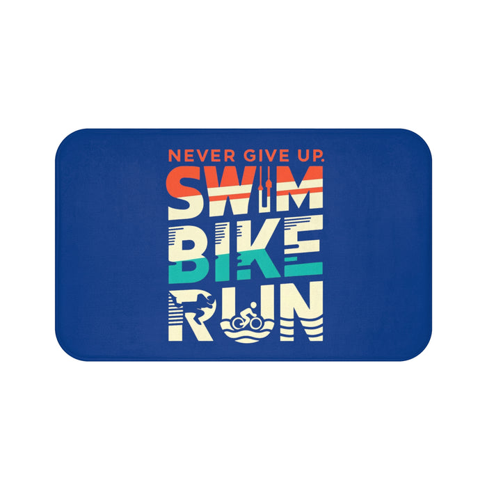 Anti-Slip Microfiber Triathlon Bath Mat - Home Decor