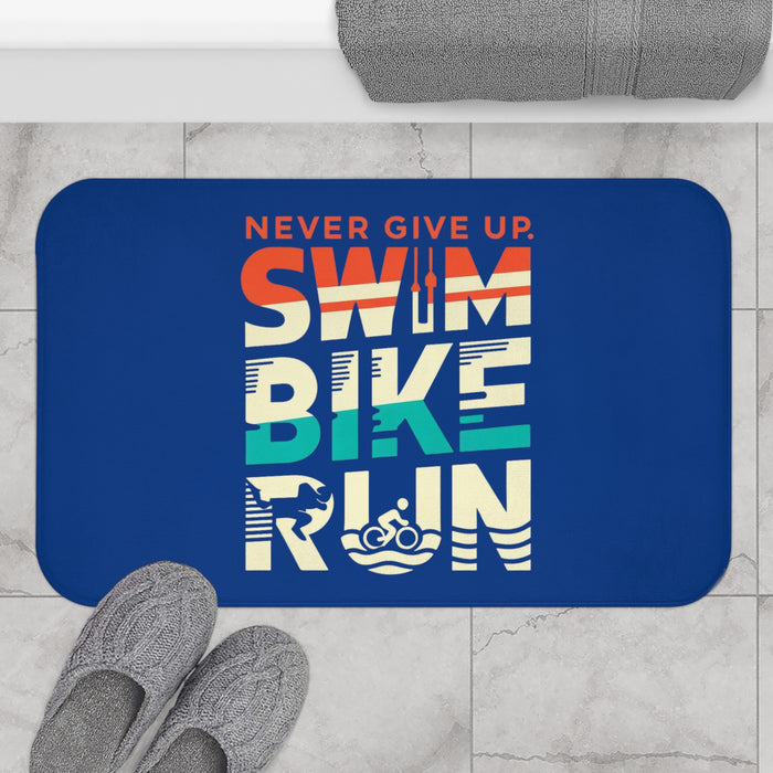 Anti-Slip Microfiber Triathlon Bath Mat - Home Decor - size chart