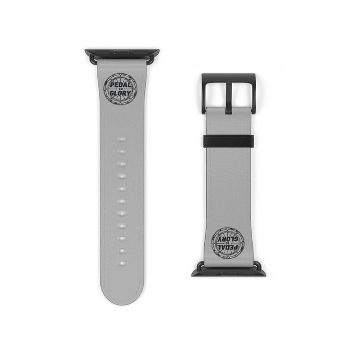 Apple Watch Band - Gray Silicone Pedal To The Glory Urban - Accessories - size chart