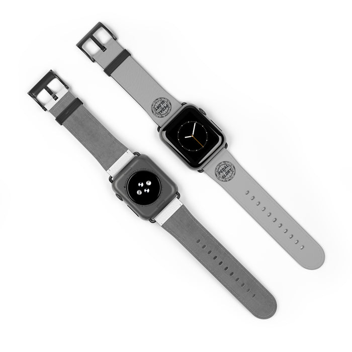 Apple Watch Band - Gray Silicone Pedal To The Glory Urban - Accessories - size chart