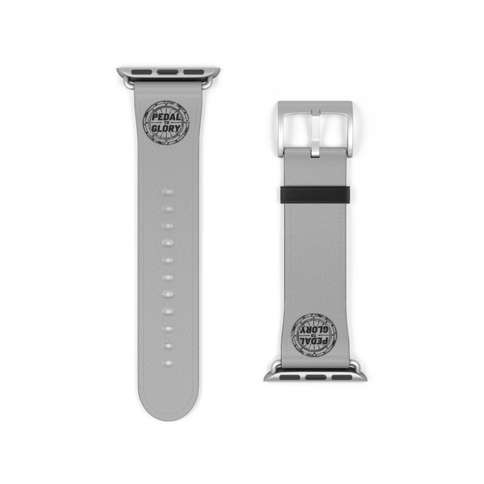 Apple Watch Band - Gray Silicone Pedal To The Glory Urban - Accessories - size chart