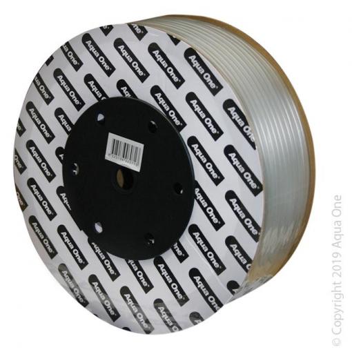 Aqua One Clear PVC Airline Tubing - 100 Metre Roll