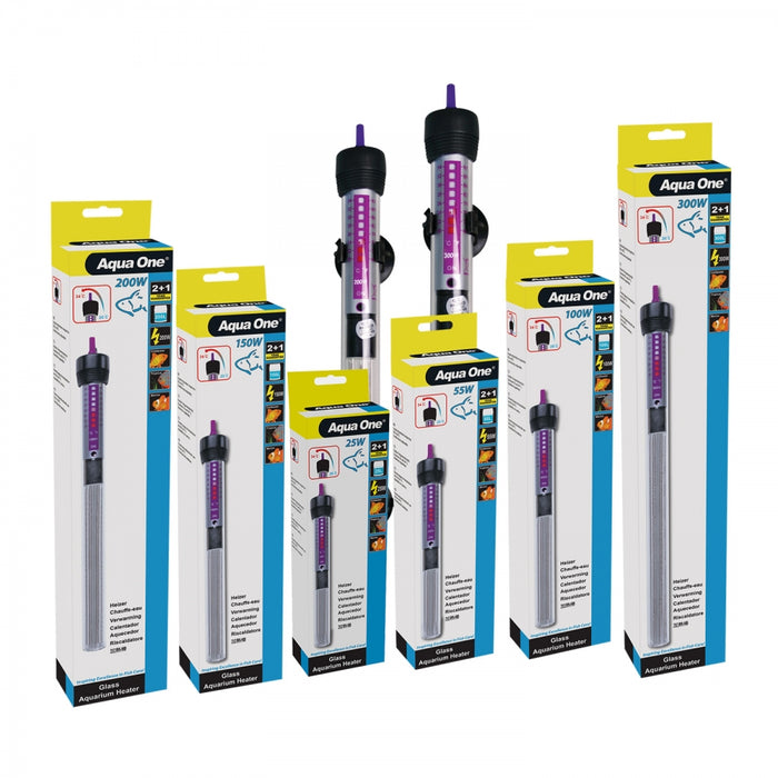 Aqua One Glass Heater 55W