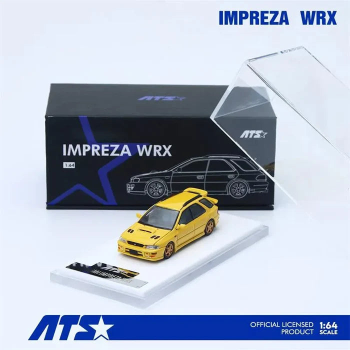 ATS 1:64 WRX IMPREZA Die-Cast Car Model Miniature Gifts