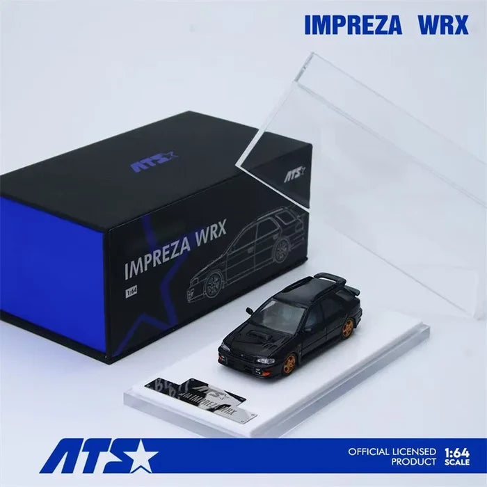 ATS 1:64 WRX IMPREZA Die-Cast Car Model Miniature Gifts