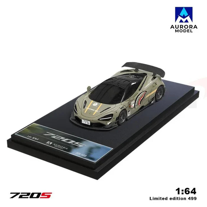 AuroraModel AM 1:64 E30 Rothmans / 720S Shark Collection Miniature DieCast Model Car