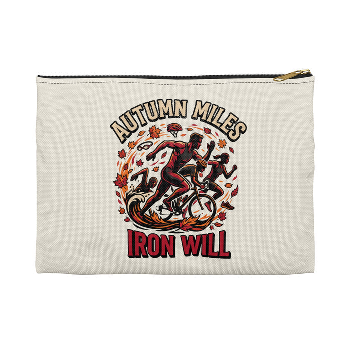 Autumn Miles “Iron Will” Accessory Pouch — Triathlon Running & Cycling Gear Bag