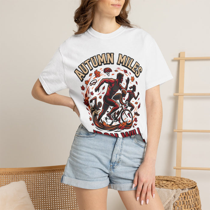 Autumn Miles "Iron Will" Running & Cycling T-Shirt