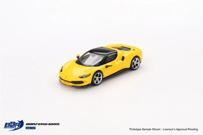 BBR 1:64 296 GTB Giallo Modena Yellow Collection Miniature DieCast Model Car