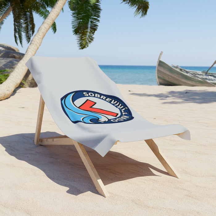 Beach Towel — "Sobreviví el Nado" Swim Badge Towel