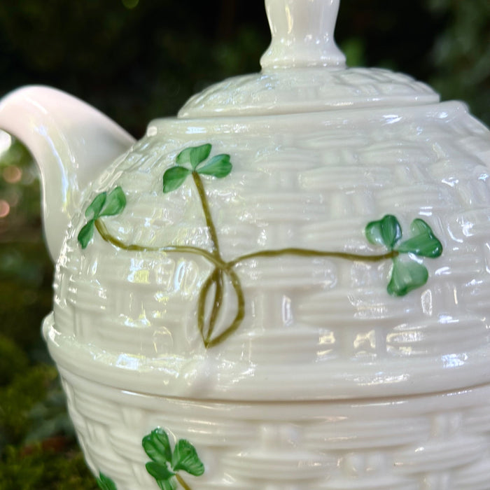 Belleek Classic Shamrock Tea For One