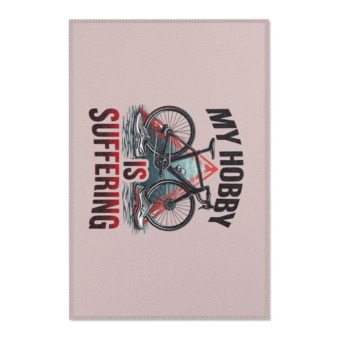 Bicycle Area Rug - My Hobby Is Suffering - Home Decor