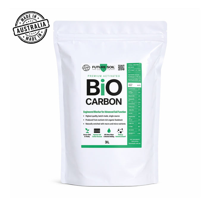 BIOCARBON - Premium Biochar (Engineered Carbon for Soil) - 3L